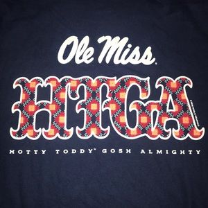 Ole Miss comfort colors tee